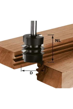 Festool HW S8 D34/NL32 fraise d'encollage 34x 32x 62x 8 mm ( 491034 ) pour fraiseuse OF 900, OF 1000, OF 1010, OF 1010 R, OF 1400, OF 2000, OF 2200 Paiement Sécurisé