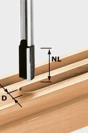 Jusqu'à Épuisement Des Stocks Festool HW S8 D16/30 Nutfrser 16 x 30 x 65 x 8 mm ( 490967 ) fr Dfonceusen OF 900, OF 1000, OF 1010, OF 1010 R, OF 1400, OF 2000, OF 2200