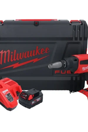 Pas Cher Milwaukee M18 FSG-501X Visseuse pour cloison sèche sans fil 18 V 13 Nm Brushless + 1x batterie 5,0 Ah + chargeur + HD Box