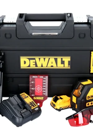 DeWalt DCE 088 D1R laser à ligne sans fil 12 V rouge + 1x batterie 2,0 Ah + chargeur + TSTAK Remise