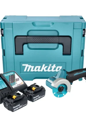 Commander Vite Makita DMC 300 RMJ Meuleuse d'angle sans fil 18 V 76 mm Brushless + 2x batterie 4,0 Ah + chargeur + Makpac