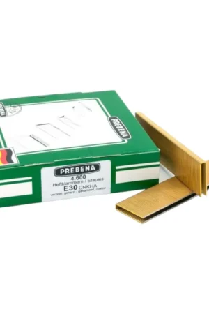 Prebena E30CNKHA Agrafes Agrafes 30 mm type E 4600 pcs zinguées résinées Pas Cher