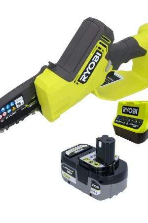 RYOBI RY18PSX10A-120 scie à batterie 18 V 10 cm sans balais (5133005434) + 1x batterie 2,0 Ah + chargeur Commande En Gros