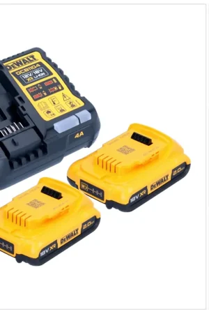 Dernier Modèle DeWalt DCB 1104 D2 kit de démarrage 12 V / 18 V 2x batterie 2,0 Ah + chargeur DCB 1104