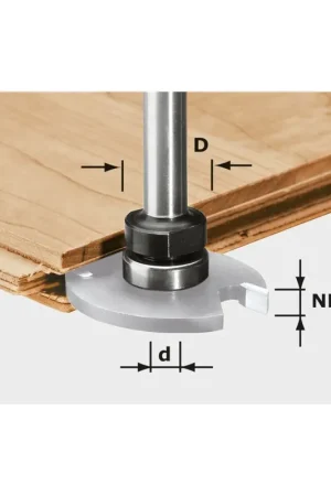 Top Vente Festool S8 1,5-5 KL16 Broche de fraisage 43 x 6 x 16 mm ( 499803 ) convient pour le rainurage en association avec des fraises à rainurer