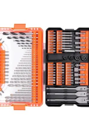 WellCut 101 pcs. set d'embouts et de forets en coffret 1/4'' Phillips / Pozidriv / Fente / Hex / Torx / Robertson / Mèches à bois, acier et pierre ( WC-DB101U ) Affaire À Saisir