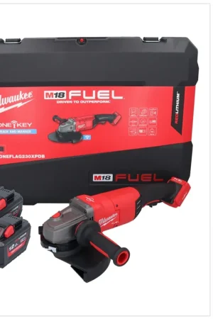 Populaire Meuleuse d'angle sur batterie Milwaukee M18 ONEFLAG230XPDB-122C 18 V 230 mm (4933478783) brushless + 2x batterie 12 Ah + chargeur + boîtier HD