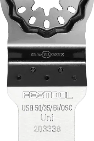 Jusqu'à Épuisement Des Stocks Festool USB 50/35/Bi/OSC/5 Lame de scie universelle Starlock ( 203338 ) Bi-métal