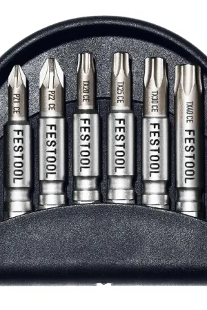 Festool CENTRO Bit-Set 6-pièces Assortiment d'embouts ( 205087 ) pour Perceuse-visseuse Seulement Aujourd'hui