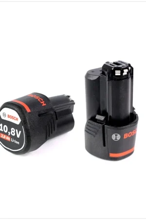 Pas Cher Bosch Starter-Set 10,8 V - 2x Batteries Professional 10,8V 2 Ah / 2000 mAh Lithium-Ion (2x 2607336879)