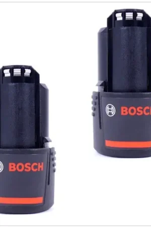 Jusqu'à Épuisement Des Stocks Bosch Professional batterie lithium-ion 2Ah / 2000mAh 10,8V, 2pcs. (2607336879)
