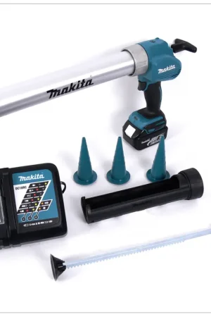 Nouveauté Makita DCG 180 RF1X Pistolet à cartouche sans fil 18 V 300 / 600 ml + 1x batterie 3,0 Ah + chargeur