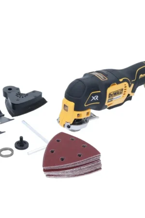 Dernier Modèle DeWalt DCS355N Outil oscillant multi-cutter sans fil 18V Brushless + Accessoires - sans batterie, sans chargeur