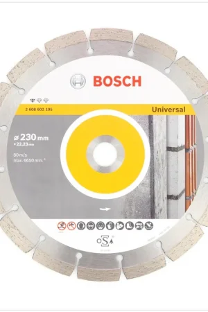 Populaire Bosch Diamant Disque de coupe 230 x 22,23 mm Standard for Universal ( 2608602195 )