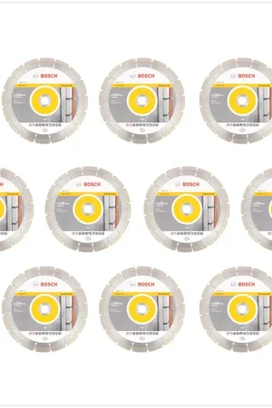 Bosch Disque à tronçonner diamanté Standard Universal 230 mm, Prise de béton 22,23 mm 10 pcs. ( 2608615065 ) Seulement Aujourd'hui