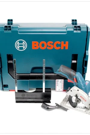 Bosch GKS 10,8 V-Li Professional Scie circulaire à main sans fil, 85 mm Solo + L-Boxx - sans batterie, sans chargeur ( 06016A1002 ) Prix Cassé