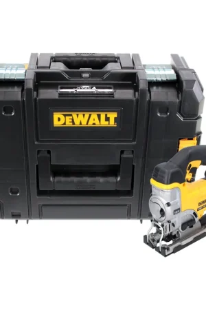 Dernier Modèle DeWalt DCS 331 NT 18V XR Li-Ion Scie sauteuse sans fil + Coffret TSTAK DWST1-70703 avec Insert - sans Batterie, sans Chargeur