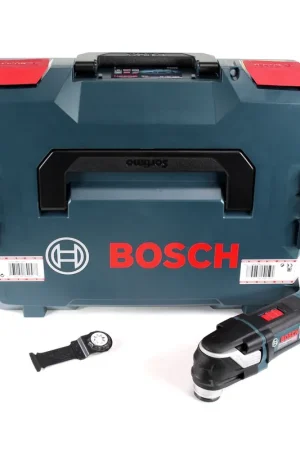 Produit De Marque Bosch GOP 18 V-28 Professional Brushless Outil multifonctions découpeur-ponceur sans fil avec StarlockPlus + boîtier L-Boxx - sans Batterie ni Chargeur ( 06018B6001 )