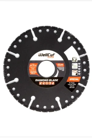 Expédié Aujourd'hui WellCut Diamond Blade Disque à tronçonner diamanté - 115 x 22,2 mm Special (333 - 115 / 22)