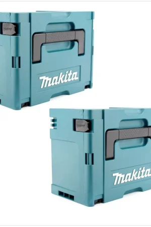 Prix Réduit Makita Makpac 3 Set : Coffrets de transport - 2pcs.