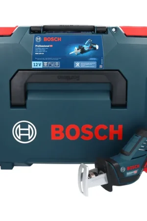 Bosch GSA 12V-14 Li-Ion Professional Scie sabre sans fil Solo avec boîtier L-Boxx ( 060164L905 ) sans Batterie ni Chargeur Réduction