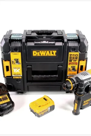 Marque DeWalt DCH 273 P1 18 V Brushless Perforateur sans fil SDS-Plus avec boîtier TSTAK + 1x Batterie DCB 184 5,0 Ah + Chargeur DCB 105