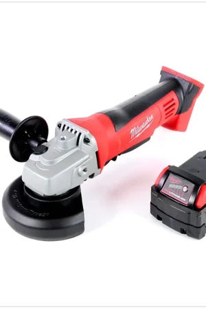 Milwaukee HD18 AG115-501 Meuleuse d'angle sans fil 115mm 18V + 1x Batterie 5,0Ah - sans chargeur Paiement Sécurisé