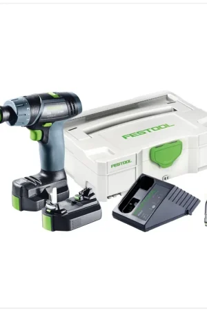 Festool TXS Li 2,6 Plus Perceuse-visseuse sans fil avec boîtier Systainer + 2x Batteries 2,6 Ah BP XS + 1x Chargeur MXC ( 564509 ) Réduction