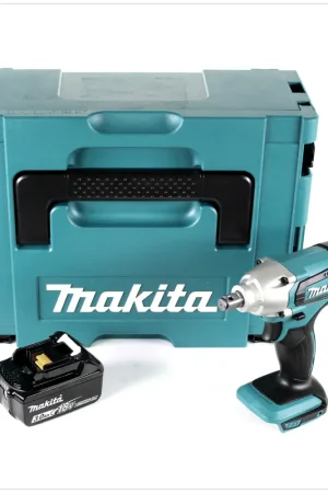 Marque Makita DTW 190 F1J 18V Li-Ion Boulonneuse à chocs sans fil avec boîtier Makpac + 1x Batterie BL 1830 3,0 Ah - sans Chargeur