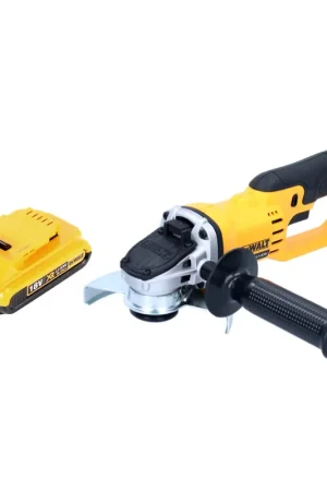 Seulement Aujourd'hui DeWalt DCG 412 - 18 V 125 mm XR Li-Ion Meuleuse sans fil + 1x Batterie DCB 183 18V - 2 Ah / 2000 mAh XR Li-Ion - Sans Chargeur