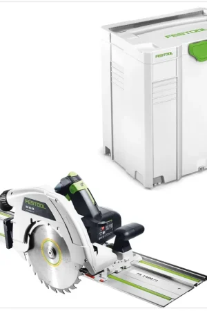 Nouvelle Collection Festool HK 85 EB-Plus-FS Scie circulaire portative à capot basculant 2300 W / 230 mm avec boîtier Systainer + Rail de guidage FS 1400/2 (574661)