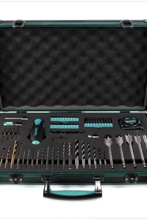 Makita P-90261 Pro XL - 70 pièces de perçage vissage dans un Coffret en aluminium Promotion