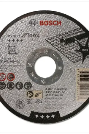 Bosch AS 60 T INOX BF Disques à tronconner 115 x 1,0 mm 25 Pièces ( 25x 2608600545 ) Haute Qualité