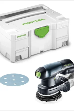 Festool ETSC 125 Li-Basic 18V Ponceuse excentrique hybride sans fil 125 mm avec boîtier Systainer - sans batterie ni Chargeur ( 201533 ) Promotion Saisonnière
