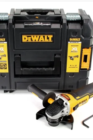 Nouveauté DeWalt DCG 405 NT 18 V 125 mm Meuleuse sans fil Brushless avec boîtier TStak - sans Batterie, ni Chargeur