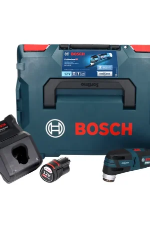 Bosch GOP 12V-28 Professional Cutter multifonctions sans fil 12 V Brushless + 1x batterie 3,0 Ah + chargeur + L-Boxx Retour Gratuit