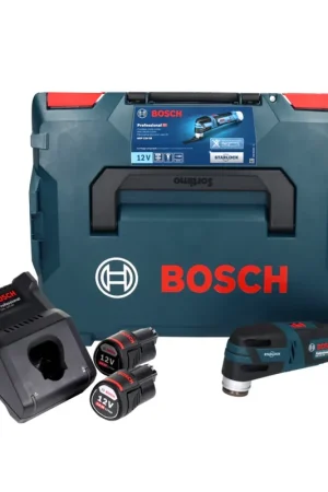 Bosch GOP 12V-28 Professional Cutter multifonctions sans fil 12 V Brushless + 2x batterie 3,0 Ah + chargeur + L-Boxx Expédié Aujourd'hui