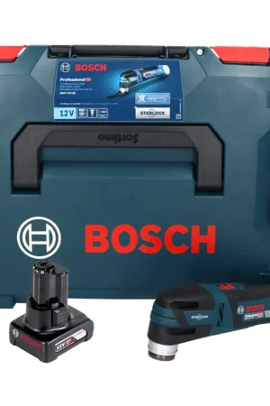 Bosch GOP 12V-28 Professional Cutter multifonctions sans fil 12 V Brushless + 1x batterie 6,0 Ah + L-Boxx - sans chargeur Quantité Limitée