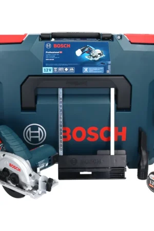 Bosch GKS 12V-26 Professional Scie circulaire sans fil 85mm avec boîtier L-Boxx + 1x Batterie GBA 3,0 Ah - sans Chargeur Meilleure Vente