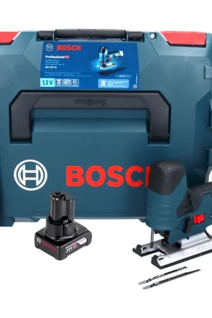 Bosch GST 12V-70 Professional Scie sauteuse sans fil avec boîtier L-Boxx + 1x Batterie GBA 12 V 6 Ah - sans Chargeur Commander Maintenant