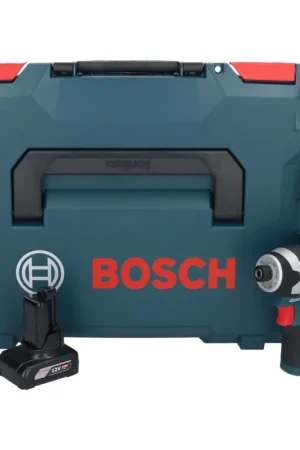Bosch GDR 12V-105 Professional Visseuse à chocs sans fil avec boîtier L-Boxx + 1x Batterie GBA 12 V 6,0 Ah - sans Chargeur Commander Vite