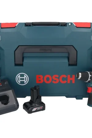 Bosch GSR 12V-15 Professional Perceuse-visseuse sans fil avec boîtier L-Boxx + 1x Batterie GBA 6,0 Ah + Chargeur GAL 1230 Prix Bas
