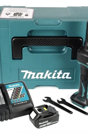 Makita DGD 800 RT1J 18 V Li-Ion Meuleuse droite sans fil en Coffret Makpac + 1x Batterie 5,0 Ah + Chargeur Offre Spéciale