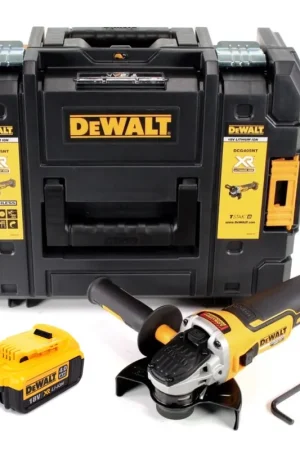 Affaire À Saisir DeWalt DCG 405 18 V 125 mm Meuleuse sans fil Brushless avec boîtier TStak + 1x Batterie 4,0 Ah - sans chargeur