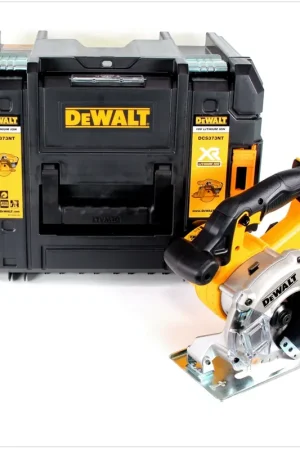 Quantité Limitée Dewalt DCS 373 NT Scie circulaire sans fil métal 18V Li-Ion + Coffret de transport TSTAK + Lame de scie 140mm - sans Batterie, sans Chargeur