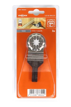 Bon Plan FEIN Set de lames de scie Long-Life E-Cut Starlock 30 x 10 mm, 3 pcs. ( 63502184220 ) Bi-métal