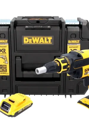 DeWalt DCF 620 18 V Brushless Visseuse plaque de plâtre sans fil en Coffret TSTAK II + 1x Batterie DCB 183 2,0 Ah - sans Chargeur Expédié Aujourd'hui
