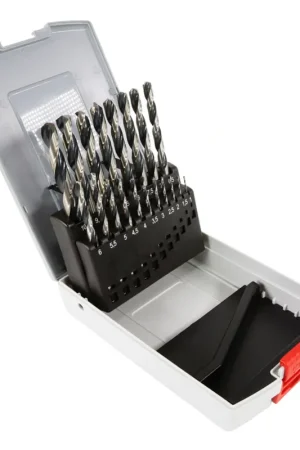 Bosch HSS Forets hélicoïdale à métaux rectifiés 19 forets pour métaux de 1 à 1a mm ( 2608577351 ) Expédition Rapide