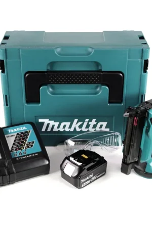 Offre Exclusive Makita DPT 353 RT1J Pinceuse sans fil 18 V Li-Ion en Makpac + 1 x 5,0 Ah batterie + chargeur