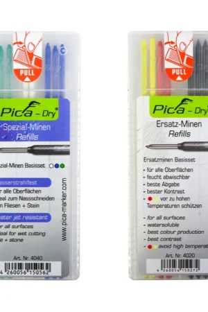 Nouveauté Pica DRY Mines de remplacement Basic Set Coloré Soluble Dans l'eau Multi-usage ( 8 pieces ) + Mines speciales Basic-set